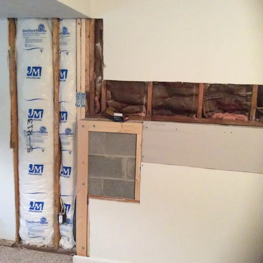 Wall insulation replacement during Structural Drying in Bloomington